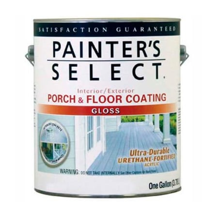 General Paint Painter's Select Urethane Fortified Gloss Porch & Floor Coating, Light Gray, Gallon - 106671